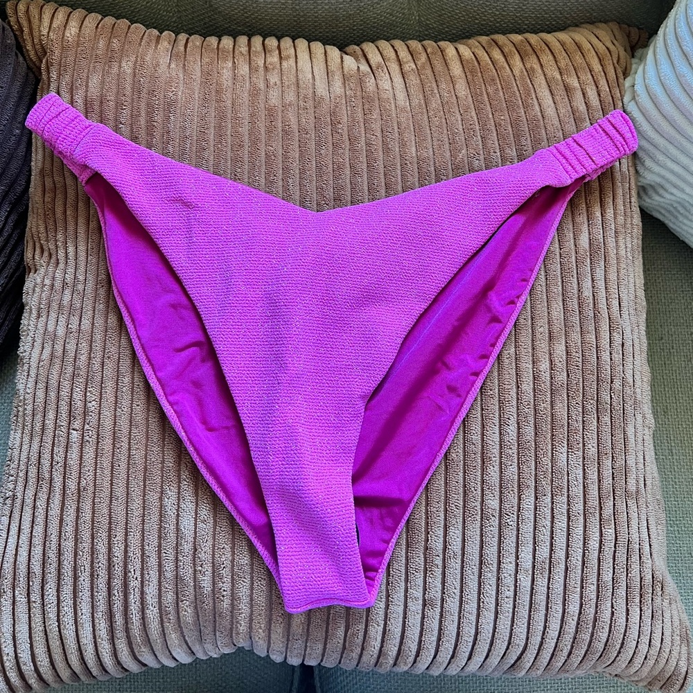 Beach Riot pink bikini bottom XL